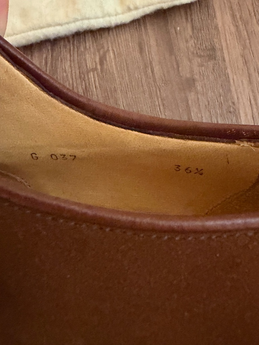 Giorgio Armani Brown Suede Derby Oxford shoes Women's US 6 / EU 36.5 - Picture 10 of 14